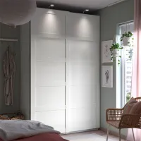 Dulap Ikea Pax/Bergsbo 150 x 66 x 236.4 / DSP / Alb photo 3