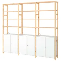 Etajeră Ikea Ivar Pine-White / Masiv