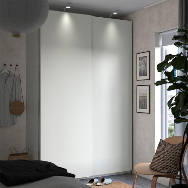 Dulap Ikea Pax/Hasvik 150 x 66 x 236.4 / DSP / Alb photo 3