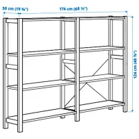 Etajeră Ikea Ivar Pine / Masiv photo 4