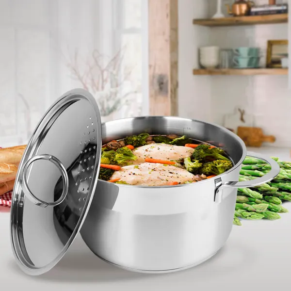 Cratiță Maestro Mr-3511-18 2l Inox / Steel photo 3 Cratiță Maestro Mr-3511-18 2l Inox / Steel photo 3