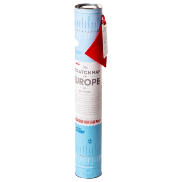Joc de masă 1DEA.me Travel Map Silver Europe 7+/ Hartă de răzuire photo 1 Joc de masă 1DEA.me Travel Map Silver Europe 7+/ Hartă de răzuire photo 1