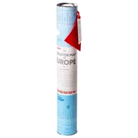 Joc de masă 1DEA.me Travel Map Silver Europe 7+/ Hartă de răzuire