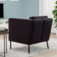 Fotoliu Ikea Ekero/Bomstad Black Black photo 4