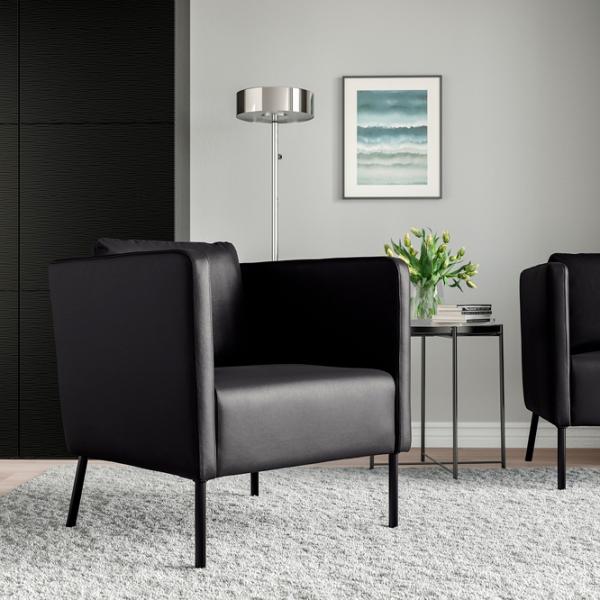 Fotoliu Ikea Ekero/Bomstad Black Black photo 5 Fotoliu Ikea Ekero/Bomstad Black Black photo 5