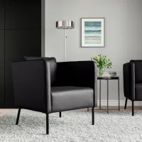 Fotoliu Ikea Ekero/Bomstad Black Black photo 5