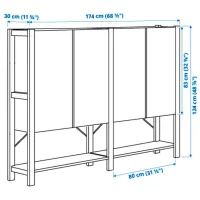 Etajeră Ikea Ivar Pine / Masiv photo 4
