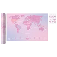 Настольная игра 1DEA.me Travel Map Love World 18+/ Скретч карта photo 3