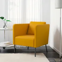 Fotoliu Ikea Ekero/Skiftebo Black Yellow photo 4