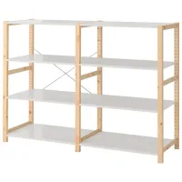 Etajeră Ikea Ivar Pine-White / Masiv