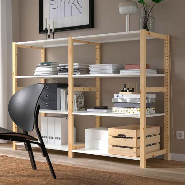 Стеллаж Ikea Ivar Сосна-белый / Массив photo 2 Стеллаж Ikea Ivar Сосна-белый / Массив photo 2