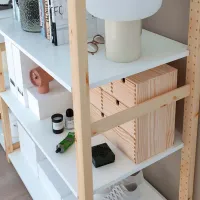 Стеллаж Ikea Ivar Сосна-белый / Массив photo 3