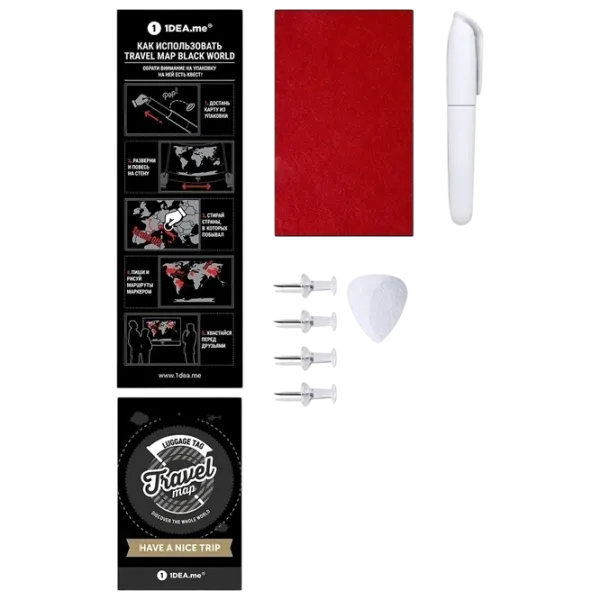 Joc de masă 1DEA.me Black World 7+/ Hartă de răzuire photo 2 Joc de masă 1DEA.me Black World 7+/ Hartă de răzuire photo 2