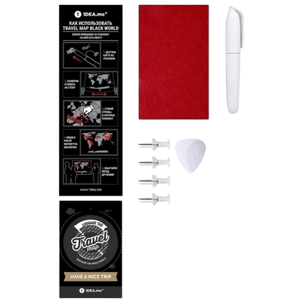 Joc de masă 1DEA.me Black World 7+/ Hartă de răzuire photo 2 Joc de masă 1DEA.me Black World 7+/ Hartă de răzuire photo 2