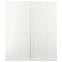 Шкаф Ikea Pax/Grimo 200 x 66см x 236.4 / ДСП / Белый photo 2