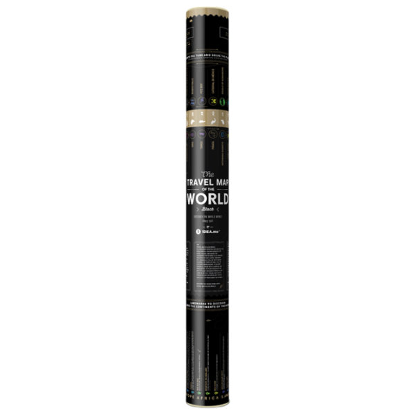 Joc de masă 1DEA.me Travel Map Black World 7+/ Hartă de răzuire photo 1 Joc de masă 1DEA.me Travel Map Black World 7+/ Hartă de răzuire photo 1