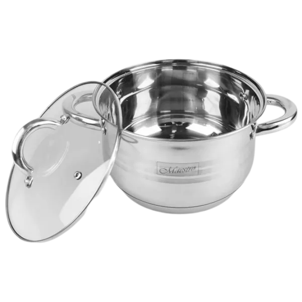 Кастрюля Maestro Mr-3513-20 3.9л Нержавеющая сталь / Нержавеющая сталь photo 2 Кастрюля Maestro Mr-3513-20 3.9л Нержавеющая сталь / Нержавеющая сталь photo 2