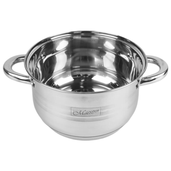 Кастрюля Maestro Mr-3513-20 3.9л Нержавеющая сталь / Нержавеющая сталь photo 3 Кастрюля Maestro Mr-3513-20 3.9л Нержавеющая сталь / Нержавеющая сталь photo 3