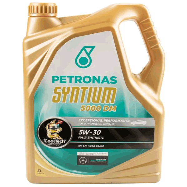 Ulei de motor PETRONAS PT-SYNTIUM 5000 DM 5W-30 5l sintetic photo 1