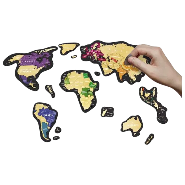 Настольная игра 1DEA.me Travel Map Magnetic World 3+/ Скретч карта photo 2 Настольная игра 1DEA.me Travel Map Magnetic World 3+/ Скретч карта photo 2