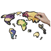Настольная игра 1DEA.me Travel Map Magnetic World 3+/ Скретч карта photo 2