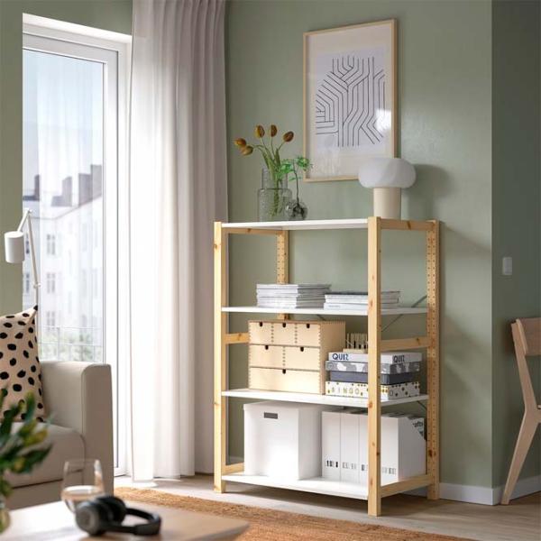 Etajeră Ikea Ivar Pine-White / Masiv photo 2 Etajeră Ikea Ivar Pine-White / Masiv photo 2