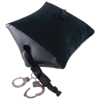Pernă gonflabilă Fetish Fantasy Deluxe Position Master with Cuffs Black