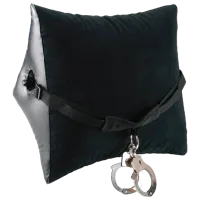 Pernă gonflabilă Fetish Fantasy Deluxe Position Master with Cuffs Black photo 2