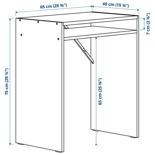 Masă de birou Ikea Torald/Smallen PAL/ White photo 2
