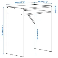 Офисный стол Ikea Torald/Smallen ДСП/ Белый photo 2
