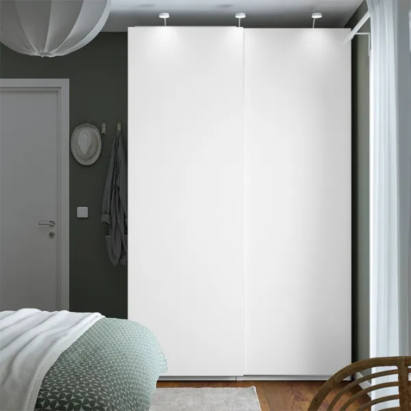 Dulap Ikea Pax/Hasvik 150 x 66 x 236.4 / DSP / Alb photo 2