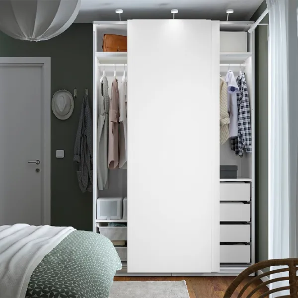 Dulap Ikea Pax/Hasvik 150 x 66 x 236.4 / DSP / Alb photo 3