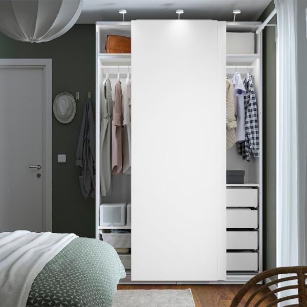 Dulap Ikea Pax/Hasvik 150 x 66 x 236.4 / DSP / Alb photo 3
