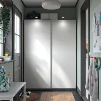 Dulap Ikea Pax/Hasvik 150 x 44 x 201.2 / DSP / Alb photo 4