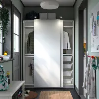 Dulap Ikea Pax/Hasvik 150 x 44 x 201.2 / DSP / Alb photo 5
