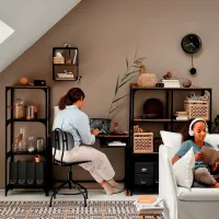 Офисный стол Ikea Fjällbo/Kullaberg/Gullhult ДСП/ Черный photo 3