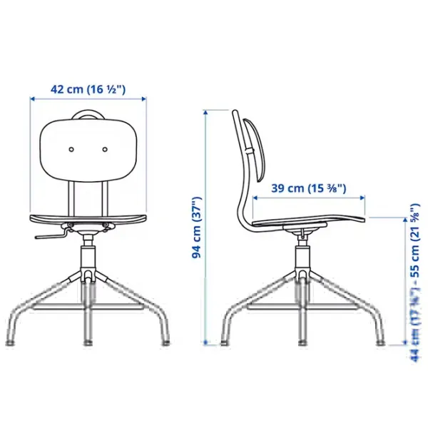 Masă de birou Ikea Fjällbo/Kullaberg/Gullhult PAL/ Black photo 5