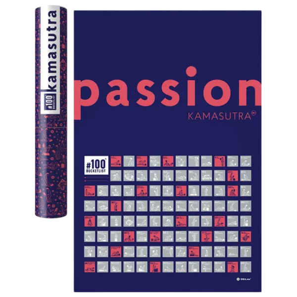 Настольная игра 1DEA.me Bucketlist KAMASUTRA passion 18+/ Скретч карта photo 2
