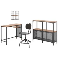 Masă de birou Ikea Fjällbo/Kullaberg/Gullhult PAL/ Black