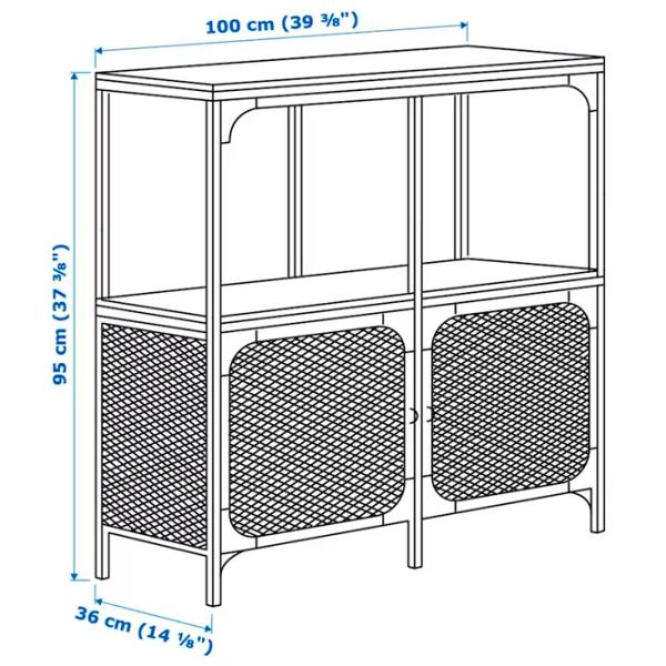 Masă de birou Ikea Fjällbo/Kullaberg/Gullhult PAL/ Black photo 4