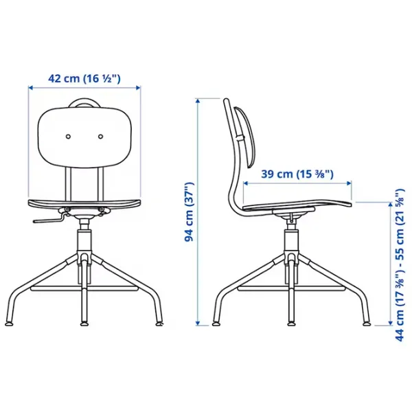 Masă de birou Ikea Fjällbo/Kullaberg/Gullhult PAL/ Black photo 5