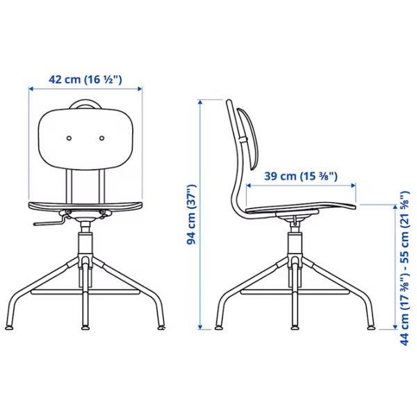 Masă de birou Ikea Fjällbo/Kullaberg/Gullhult PAL/ Black photo 5