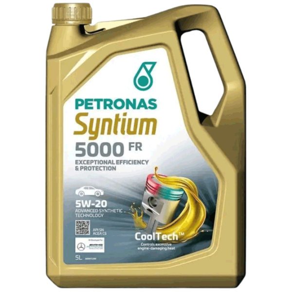 Моторное масло PETRONAS SYNTIUM 5000 FR 5W-20 5л синтетическое photo 1