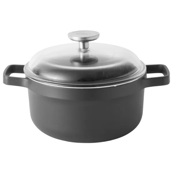Кастрюля BergHOFF Gem 7.3л Алюминий / Черный photo 1 Кастрюля BergHOFF Gem 7.3л Алюминий / Черный photo 1