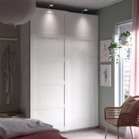 Dulap Ikea Pax/Bergsbo 150 x 66 x 236.4 / DSP / Alb photo 4