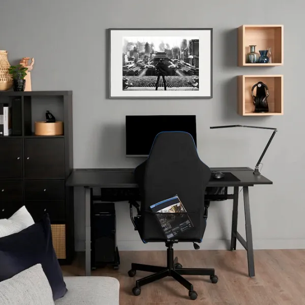 Masă de birou Ikea Utespelare PAL/ Black photo 8