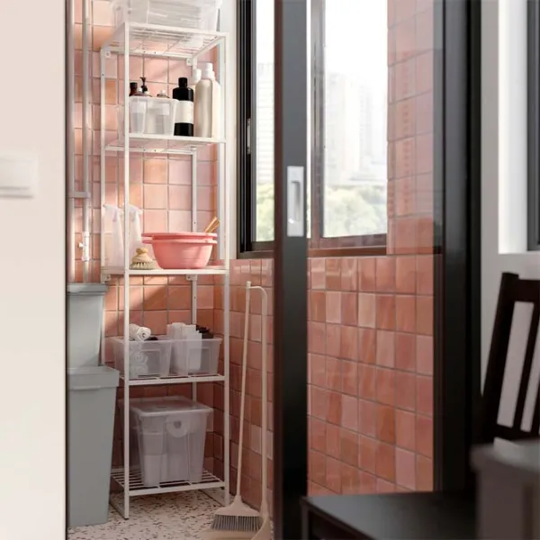 Etajeră Ikea Jostein White / Oțel photo 3 Etajeră Ikea Jostein White / Oțel photo 3