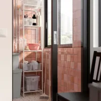 Etajeră Ikea Jostein White / Oțel photo 3