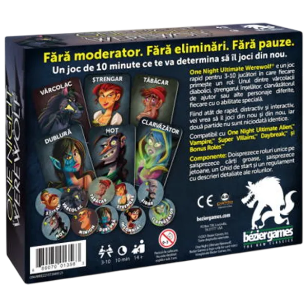 Настольная игра Lex Games One Night Ultimate Werewolf 8+/ Стратегия photo 3