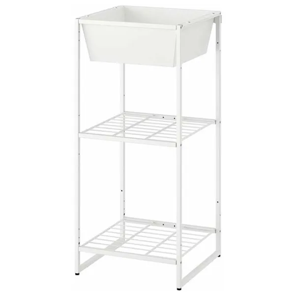Etajeră Ikea Jostein White / Oțel photo 1